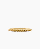 DY Cable Band Ring in 18K Yellow Gold, 2.45mm